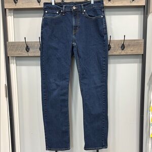 Levi's Men's Straight Jeans in Dark Blue